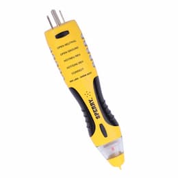 2-in-1 Non-Contact Voltage & GCFI Outlet Tester