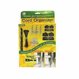 14-ft Home Entertainment Cord Organizer Kit