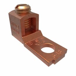 Mechanical Lug, 6-14 AWG, 1 Port, #10 Bolt Size, Copper