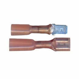 22-18 AWG Heat Shrink Male/Female Disconnects, Red