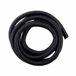 10-ft Split Loom Flex Tubing, 0.38-in Diameter, Black