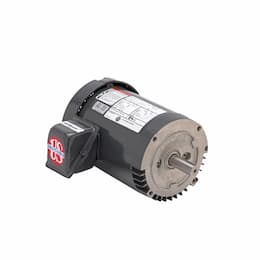 1500W TEFC Steel Edge Motor, FL, 56C, 3450 RPM, 2 HP, 60 Hz, 230V/460V