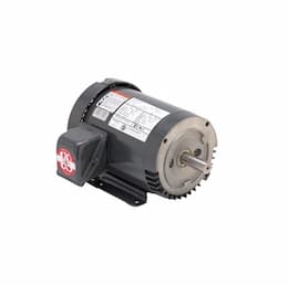 US Motors 600W TEFC Steel Edge Motor, 143TC, 1150 RPM, 3/4 HP, 208V-230V/460V