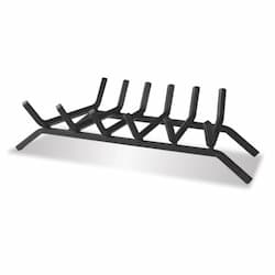 27-in Steel Bar Log Grate, 0.75-in Bar