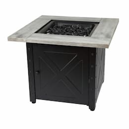 30-in Mason Outdoor Gas Fire Pit, Liquid Propane