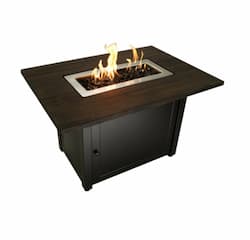 40-in Marc Outdoor Gas Fire Pit, Rectangular, Liquid Propane