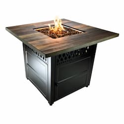 Endless Summer 38-in Harris DualHeat Outdoor Gas Fire Pit, Liquid Propane