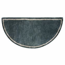 Forest Green Hand Tufted Wool Rug