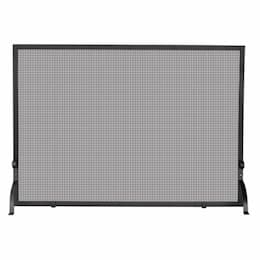 Large Fireplace Screen, 1-Panel, Olde World Iron