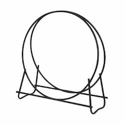 51-in High x 48-in Diameter Black Log Hoop