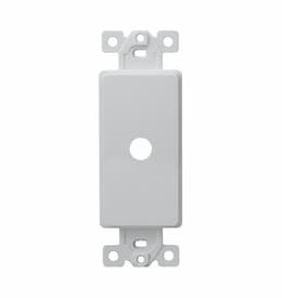 Enerlites White 1-Gang Plasic Shaft Decorator Adapter Dimmer