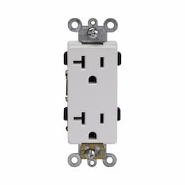 Brown Industrial Grade Decorator 20A Duplex Receptacles