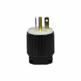 Black Industrial Grade Straight Blade 20A Plug GFCI