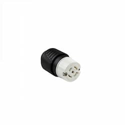 Enerlites 20 Amp 125V-208V NEMA L21-20C Locking Connector, Black