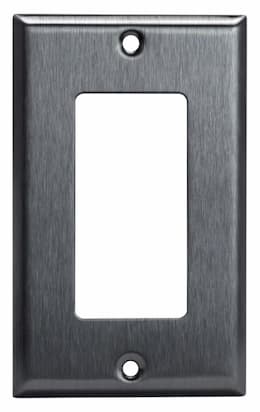 Enerlites Stainless Steel 1-Gang Single GFCI Metal Wall Plate