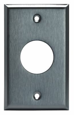 Enerlites Stainless Steel 1-Gang Single 15 & 20A Straight Blade Receptacle Wall Plate