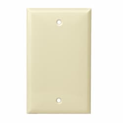 Enerlites Light Almond Thermoplastic 1-Gang Blank Wall Plate