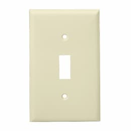 Almond Over-Size 1-Gang Toggle Switch Plastic Wall Plates