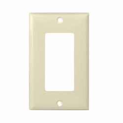 Almond Colored 1-Gang Decorator/GFCI Plastic Wall plates