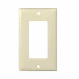 Almond Colored 1-Gang Decorator/GFCI Plastic Wall plates