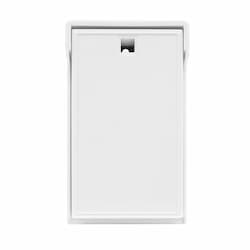 Enerlites 1-Gang Weatherproof Wall Plate, Decora/GFCI, Vertical, White