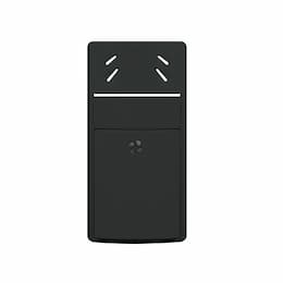 Wall Switch Cover for Humidity Sensor, Black