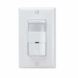 Enerlites White Commercial Grade In-Wall Occupancy/Vacancy Sensor