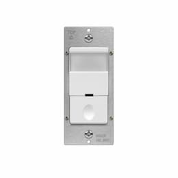 Decorator Motion Sensor Switch, Single-Pole, 3-Way, 120V-277V, White