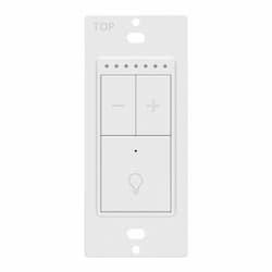 Low Voltage Dimmer Switch w/ LED, Single Load, 24V, White