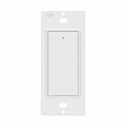 Low Voltage Switch w/ LED, 1-Button, 24V, White