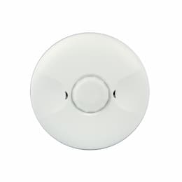 White 360 Line Voltage PIR Occupancy Ceiling Sensor with Light Sensor