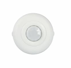 Enerlites White Line Voltage PIR Occupancy Ceiling Mount Sensor with 4ft Lead Cable