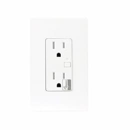 Z-Wave White Wireless 15A Tamper Resistant Duplex Receptacle