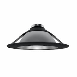 4-in CADM-Line Commercial Downlight Reflector, Clear, Black Trim