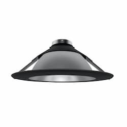8-in CADM-Line Commercial Downlight Reflector, Clear, Black Trim