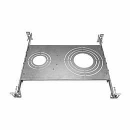 Square Trimless Downlights Universal New Construction Plate