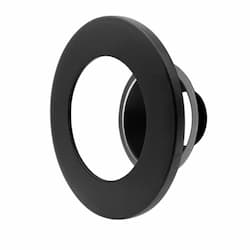 1-in Trim for DLJBX Series Downlights, Smooth, Round, Black