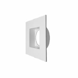 3-in Regressed Square Trim for DLJBX Lights, White