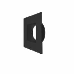 4-in Trim for DLJBX Series Downlights, Regressed, Square, Black