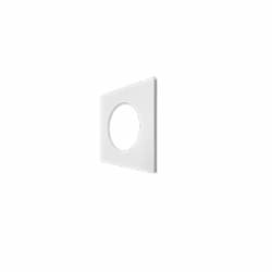 3-in Trim for DLJBX Series Downlights, Gimbal, Square, White