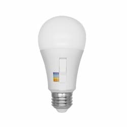 15W A Bulb Series Bulbs, A-21, 120V, 5 Selectable CCT