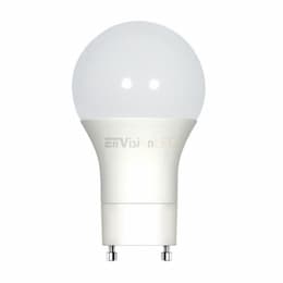 9W LED A19 Bulb, Dimmable, GU24, 800 lm, 120V, 3000K, Frosted