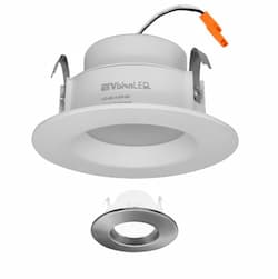 4-in 10W ADL Downlight, Baffle, E26, 665 lm, 120V, 4000K, Nickel