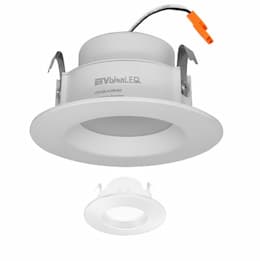 4-in 10W ADL Downlight, Baffle, E26, 665 lm, 120V, 4000K, White