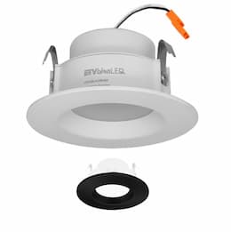 4-in 10W ADL Downlight, Smooth, E26, 665 lm, 120V, 5000K, Black