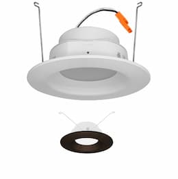 5/6-in 15W ADL Downlight, Baffle, E26, 1100 lm, 120V, 3000K, Bronze