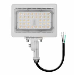 EnVision 50W LED Area Flood Light w/ Knuckle, 7000 lm, 120V-277V, 3000K, White