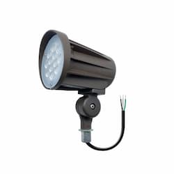 28W LED Bullet Flood w/ Knuckle, 3500 lm, 120V-277V, 3000K, Bronze