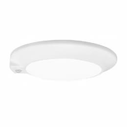 4-in 10W Cusp-Line Disk Light w/ PIR Sensor, 120V, Selectable CCT, WH