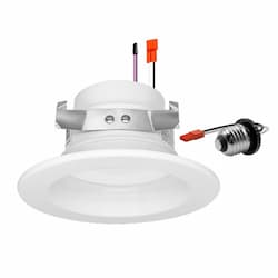 6-in 10-18W RDL-Line Retrofit Downlight, 120V, Selectable CCT, White